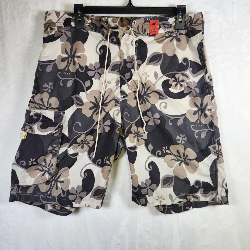 Structure Hawaiian Floral Board Shorts Size Medium‎